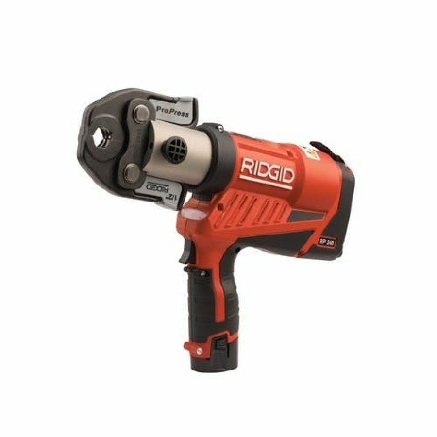 Ridgid Tools Ridgid | Ridgid Rp 240 Compact Press Tool Kit With Propress Jaws (1/2 1 ) 57403 Discounts Online