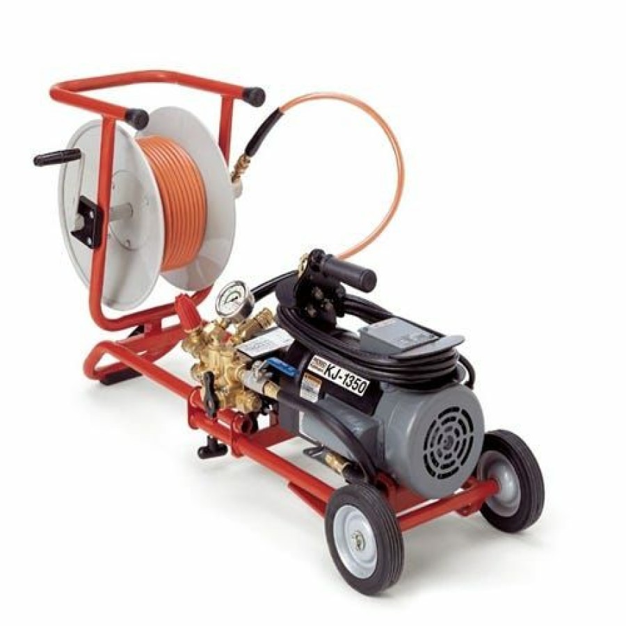 Ridgid Ridgid | Ridgid Kj-1350 Cold Water Jetting Machine With Cart &Amp Hose Reel 62597 100% Guarantee