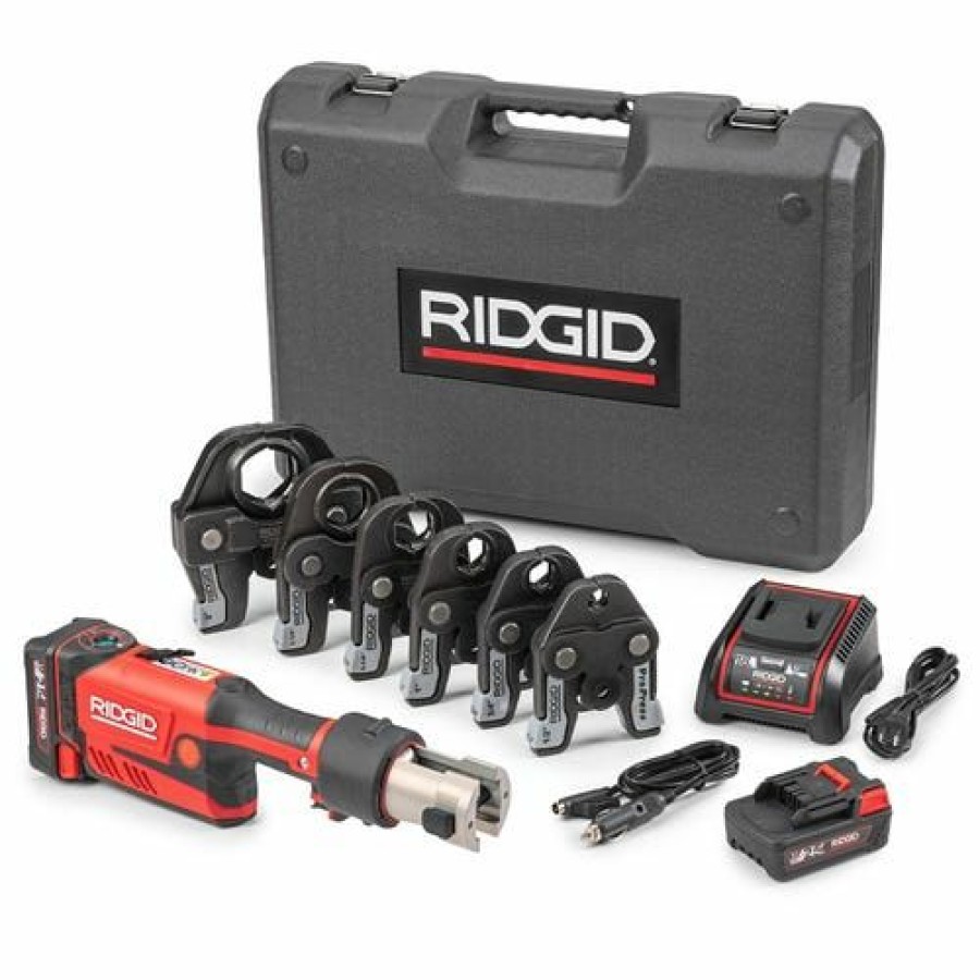 Ridgid Tools Ridgid | Ridgid Rp 351 Cordless Press Tool Kit W/ Propress Jaws (1/2 2 ) 67178 Glamor Model