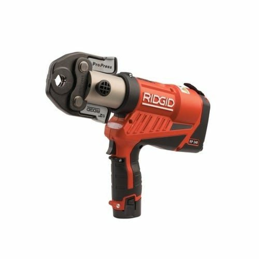 Ridgid Tools Ridgid | Ridgid Rp 240 Compact Press Tool Kit With Propress Jaws (1/2 1-1/4 ) 57398 Discounts Online